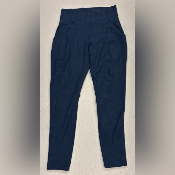 REI Pants - REI Women's Navy Ribbed Leggings